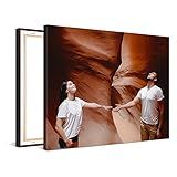 PICANOVA Custom Canvas Print with Your Photo 10x8 inch – Premium Quality Wall Art Made in USA – Customize with Your Photo & Text – Personalized Canvas Wall Art Ideal for Home, Office and Gifts
