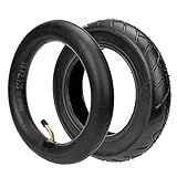 HIAORS 10x2.125 Tire and Inner Tube Set Replacement for Electric Scooter Segway D40X F20 F30 F40, 10 Inch Tire for Gotrax G4 E-Scooter Kickscooter Tricycle Bicycle Self-balancing with Bent Valve Stem
