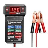 Car Battery Testers with LCD Display & LED Indicators,Battery Load Tester 12v Automotive,Universal Car Batteries Testers and Alternator Tester Cars Tools for 12v Vehicles