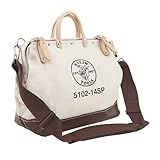 Klein Tools 5102-14SP Tool Bag with Detachable Shoulder Strap 14-Inch, 10 Inside Pockets for Hand Tool Organization