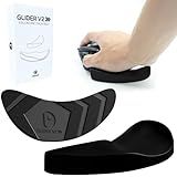 Glider V3 2025 - Ergonomic Gliding Palm Rest, Wrist Rest for Mouse, Sliding Wrist Pad That Moves with Your Mouse, Physician Designed for Carpal Tunnel Syndrome, Lightweight Wrist Rest
