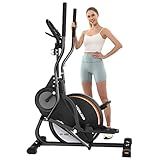 YOSUDA Elliptical Exercise Machine, 3-in-1 (Elliptical + Cardio Climber + Stair Stepper) Elliptical Machine for Home with 45°Incline, 15.5 in Stride, 16-Levals Resistance, Quiet Magnetic System