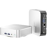GEEKOM A6 Mini PC with AMD Ryzen 7 6800H, 32GB DDR5 RAM, 1TB PCIe 4.0 NVMe SSD, Radeon 680M, Compact Aluminium Design Windows 11 Pro Desktop Computer with USB4/8K/Wi-Fi 6E/BT 5.2/SD Slot