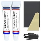 (2-Pack) Calvana Car Body Filler Repair Kit, Automotive Putty Scratch Filler, Quick-Drying Formula for Minor Touch-ups, Ideal for Car Paint Scratch Removal and Rust, Includes Repair Tools