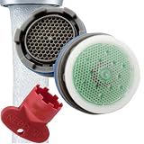 Neoperl Cache 1.5 gpm Aerated Stream Water Saving Faucet Aerator - Junior Size