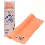 FROGG TOGGS Chilly Pad, Instant Cooling Towel, Long Lasting, Reusable, Sports and Outdoors Neck Towel 33x13, Hivis Orange