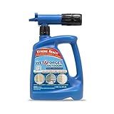 Wet & Forget Outdoor Moss, Mold, Mildew, & Algae Stain Remover Multi-Surface Cleaner, Xtreme Reach Hose End with New & Improved Nozzle, 48 Fluid Ounces