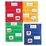 Learning Resources Magnetic Pocket Chart Squares - Set of 4, Classroom Pocket Charts, Classroom/Teacher Organizer, Classroom Supplies, Homeschool Supplies, Teaching Materials,Back to School Supplies