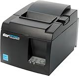Star Micronics TSP143IIILAN Ethernet (LAN) Thermal Receipt Printer with Auto-Cutter and Internal Power Supply - Gray