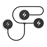 Syphon SoundPro: Ultra-Thin 9.6mm Bluetooth Moto Headphones - Glove-Friendly Controls, Massive Sound, IP55 Waterproof, Built-In Mic, Universal Fit With Any Dirt Bike, Snowmobile, and Motorcycle Helmet