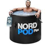 Lifepro NordPod Plus Portable Ice Bath Tub – Cold Plunge Recovery Tub for Athletes, Outdoor/Indoor Use – XL 80-Gallon Capacity with All-Weather Lid – Foldable Ice Pod for Cold Water Therapy