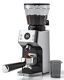 AAOBOSI Espresso Coffee Grinder, Anti-Static, 45 Grind Settings,40s Timer