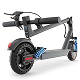 Electric Scooter for Adults – 350W Motor, 21 Miles Long Range, 19MPH, Dual Suspension, App Control, Dual Braking, Foldable Lightweight Commuter E Scooter for Teens & Adults