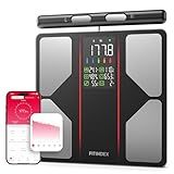 FITINDEX Smart Scale for Body Weight, Body Composition Analyzer with 8-Electrode Large Platform for Weight, BMI, Fat, Muscle Mass, Segmental Muscle Analysis, High Precision, 400 lbs