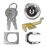 HON F24/F28 (2185) Replacement Filing Cabinet Lock Kit - File Cabinet Lock Replacement with Removable Core, Includes F26 Adapter Plate, Keyed Different - Lock Kit for Newer HON Vertical File Cabinets