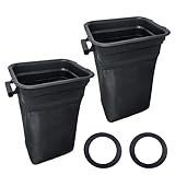 deawater 2pck 532400226 400226 Soft Grass Bag Grass Catcher Container Bag with Free 532127534 Bagger Cover Gasket for Husqvarna Craftsman Ariens Poulan AYP Lawn Mowers
