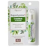 Quantum Health SuperLysine+ Colds tick Lip Sunscreen - Lysine Herbs & Nutrients Soothe & Moisturize Lips - Softens & Protects from the Sun - SPF 21 - Clear - 0.17 Ounce