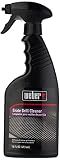 Weber Outdoor Grill Spray Bottle Cleaner & Degreaser, 16 oz – Safe, Non‑Corrosive, Effective Formula for Stainless Steel & Cast‑Iron Grates, Smokers, Ovens & Microwaves - Grill Accessory