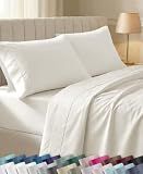 California Design Den 100% Cotton Sateen Deep Pocket Queen Sheets Set
