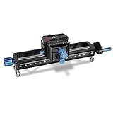 SIRUI Macro Focusing Rail, Quick Adjustment Close-Up and Macro Photography Precise Focus Rail with 360°Rotating Head QR Plate for Arca-Swiss, Detachable Feet, Universal Camera Compatibility, MS18