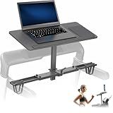 VIVO Universal Wooden Laptop Treadmill Desk, Adjustable Ergonomic Notebook Mount Stand for Treadmills, Includes Mouse Pad and Wrist Support, Stand-TDML4