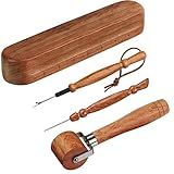 Savina Set 4 - Tailor Clapper/Seam Roller/Stiletto/Seam Rippers for Sewing - Wooden Sewing Quilting Tools