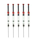 5 Pack Fountain Pen Ink Syringe Filler, Spring Converter with Removable Blunt Needle Tip