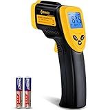 Etekcity Infrared Thermometer Laser Temperature Gun 774, Meat Food Candy Oven Thermometer for Griddle Accessories, Heat Gun for Cooking Refrigerator Tools, Yellow