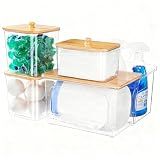 iCASA Trash Bag Dispenser Dishwasher Pods Container Under Sink Organizer