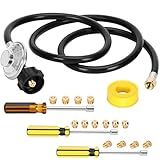 Sobalai Natural Gas to Propane Conversion Kit for Weber Genesis Series Grills, 5FT Propane Conversion Kit, Convert Natural Gas to Propane Kit Compatible with Weber Genesis Series Natural Gas Grills