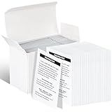 100 PCS Credit Card Reader Cleaning Cards - CR80 Dual Side Cleaning Sheets for POS Terminals, Printers, and Optical Card Readers