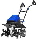 BILT HARD 18 Inch Electric Tiller Cultivator, Corded 15 Amp 6 Steel Tines Tillers for Gardening, Garden Rototiller for Soil Digging with Adjustable Wheels