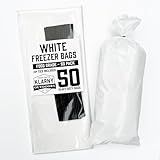 Klarny Outdoors Wild Game Freezer Bags, 1.5 LB Hunting Meat Packaging Storage System with Twist Ties for Preventing Freezer Burn (50 Bags)
