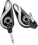 SolWoods Wireless Guitar System 2.4 GHz, Professional Starter Rechargeable Audio Wireless Guitar Transmitter Receiver for Guitar, Bass, Electronic Instruments (H1)