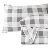 Elegant Comfort Luxuriously Soft 4-Piece Velvet Plush Flannel Sheet Set - Premium Quality - Cozy Warm, Anti-Static, Non Pilling Fuzzy Velvet Flannel Fleece Deep Pocket Sheet Set - Full, Buffalo Gray