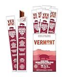 Vermont Smoke & Cure Meat Sticks - Uncured Pork Bacon Sticks - Protein Snacks, No Antibiotics or Added Hormones, Hiking Snacks - 1 oz, 24 count carton