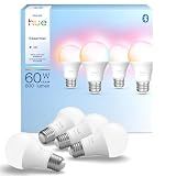 Philips Hue Essential Smart LED A19 Bulb, 4-Pack
