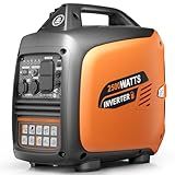 Efurden 2500-Watt Inverter Generator Gas Powered, Portable Generator for Camping, Emergency Home Backup, Super Quiet, with CO Sensor