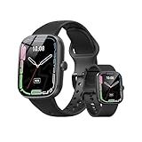 Smart Watch (Answer/Make Call), 1.96" SmartWatches for Men Women with Heart Rate/Activity Tracking, Fitness Tracker Watch with IP68 Waterproof/Pedometer, Smart Watch for Android/iPhone Compatible