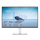 Dell 27 Plus 4K Monitor - S2725QS - 27-inch 4K (3840 x 2160) 120Hz 16:9 Display, IPS Panel, AMD FreeSync Premium, sRGB 99%, Integrated Speakers, 1500:1 Contrast Ratio, Comfortview - Ash White