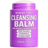 Makeup Remover Cleansing Balm – Travel Size Face Wash & Make Up Eraser for Sensitive Skin & Eyes – Oil Free Facial Cleanser – Waterproof Mascara Remover, Alternative to Wipes & Liquid, Micellar Water