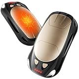 Nebafits Hand Warmers Rechargeable 2-Pack, Reusable Portable Magnetic Pocket Heater, USB 2-in-4 Hand Warmer, Suitable for Men and Women, Outdoor, Golf, Hunting, Camping Accessories