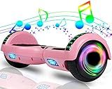 CBD Scooter with Corlorful LED Lights,6.5" Wheels, Dual 300W Motor Scooter for Kids Girls Boys Adults, All Ages