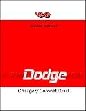 1968 Dodge Charger Coronet Dart Repair Shop Manual Reprint