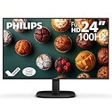 Philips 24B2N2100 24 inch FHD (1920 x 1080) 100Hz Gaming Office Monitor, Energy Star Certified, EPEAT Gold Certification, HDMI & VGA, 4 Year Advance Replacement Warranty