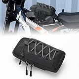 RIDLOG Motorcycle Bag Fit for SurRon Light Bee X/S Electric Dirt Bike Front Frame Bag Fit for Sur Ron Segway X160/X260 Talaria Sting Waterproof Rack Bag for ID Phone Key Earphone (Black)