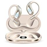 AI Translation Earbuds Real Time, 164 Language Translator Earbuds OWS 3-in-1 Translation Headphones, Translation Device for Travel Business Learning Compatible with iOS and Android,Khaki