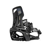 Nidecker OG Supermatic Men's Rear-Entry Snowboard Bindings, Black, X-Large
