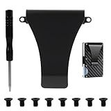 MILAKE Wallet Money Clip Accessories Kit Compatible with The Ridge RFID Minimalist Metal Wallets, Repair Parts Set Includes Replacement Parts with Screws, Cash Strap and Screwdriver