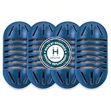 HoMedics Demineralization Cartridge for Ultrasonic Humidifiers – 4-Pack Humidifier Filter Replacements, Filters Mineral Deposits and Purifies Water in Air Humidifiers for Bedroom, Plants, Office Blue